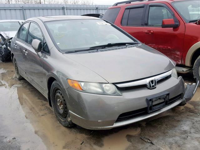 2HGFA16928H004109 - 2008 HONDA CIVIC EXL BROWN photo 1