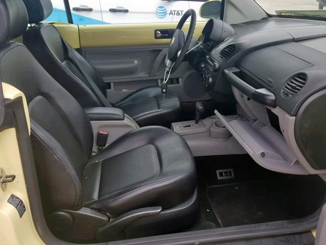 3VWCM21Y44M312078 - 2004 VOLKSWAGEN NEW BEETLE ყვითელი ფოტო 5