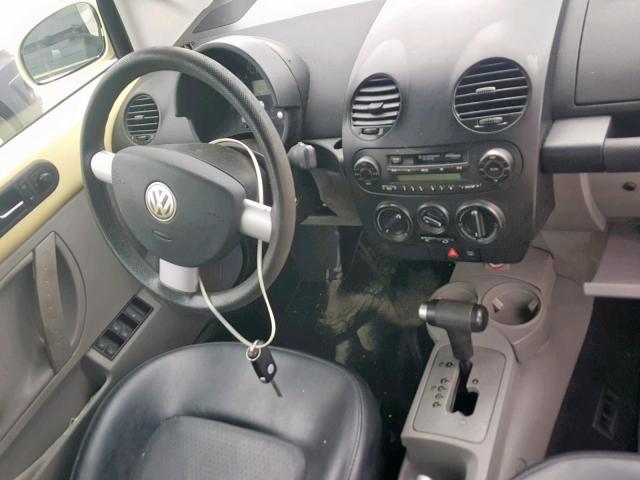 3VWCM21Y44M312078 - 2004 VOLKSWAGEN NEW BEETLE ყვითელი ფოტო 9