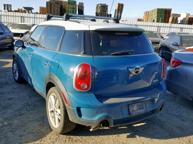 WMWZC5C57CWL56656 - 2012 MINI COOPER S C TWO TONE photo 3