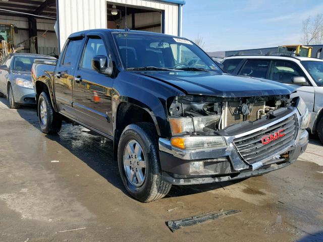 1GTDT13E098149318 - 2009 GMC CANYON BLACK photo 1