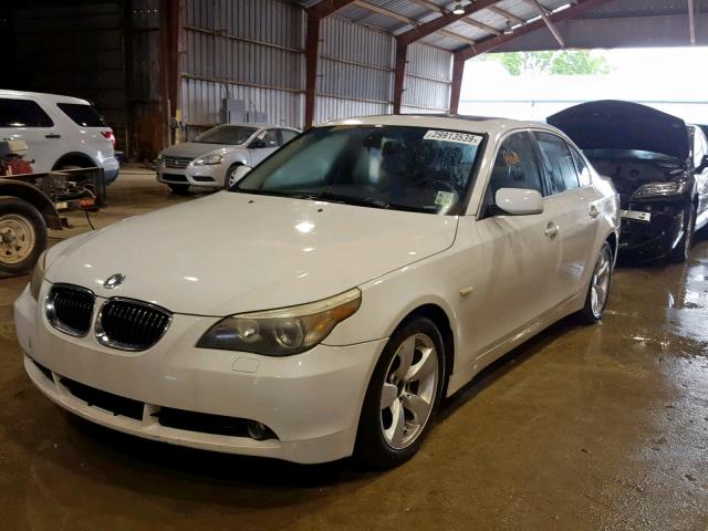 WBANE53517CW60128 - 2007 BMW 525 I WHITE photo 2