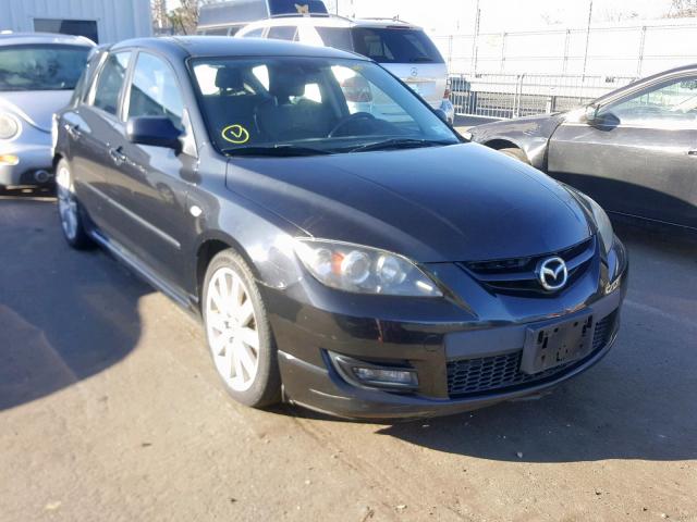 JM1BK34M781825847 - 2008 MAZDA SPEED 3 BLACK photo 1