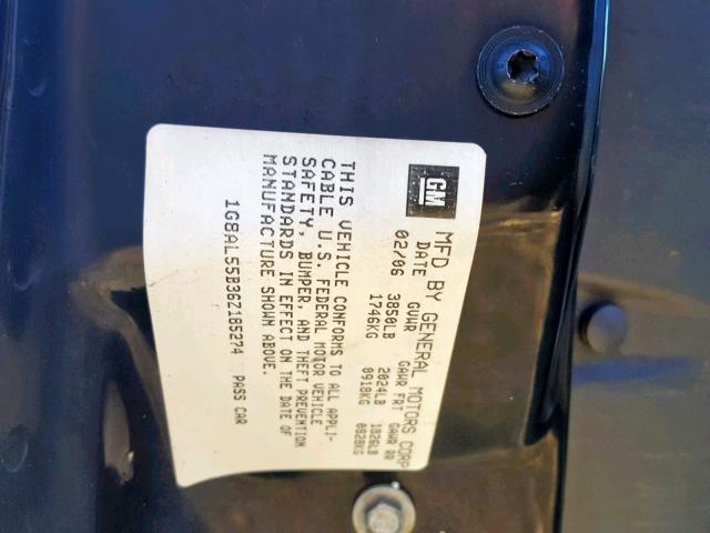 1G8AL55B36Z185274 - 2006 SATURN ION LEVEL SILVER photo 10