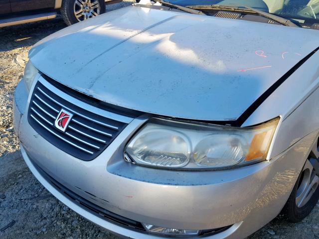 1G8AL55B36Z185274 - 2006 SATURN ION LEVEL SILVER photo 9