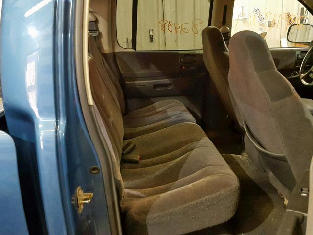 1D7HG38N23S324162 - 2003 DODGE DAKOTA QUA BLUE photo 6