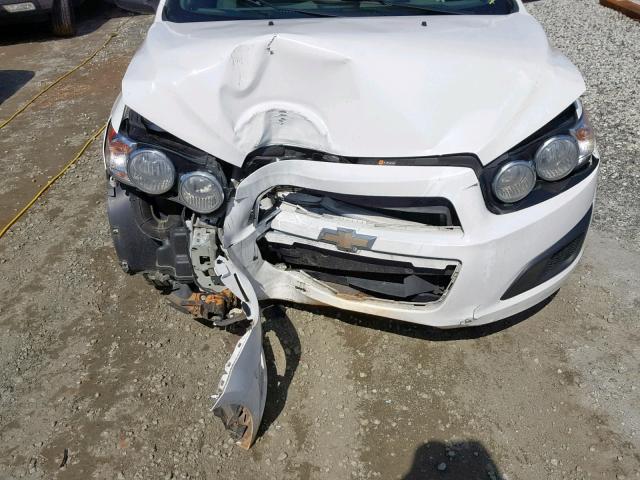 1G1JA6SHXE4142582 - 2014 CHEVROLET SONIC LS WHITE photo 7