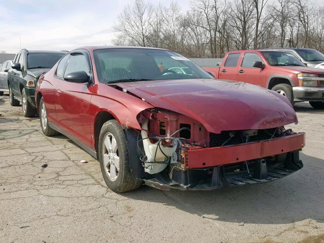 2G1WM15K669206834 - 2006 CHEVROLET MONTE CARL BURGUNDY photo 1