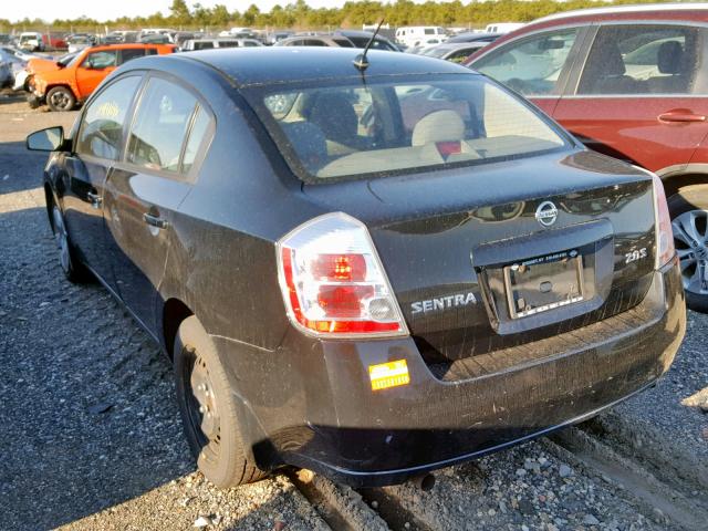 3N1AB61E77L608500 - 2007 NISSAN SENTRA 2.0 BLACK photo 3