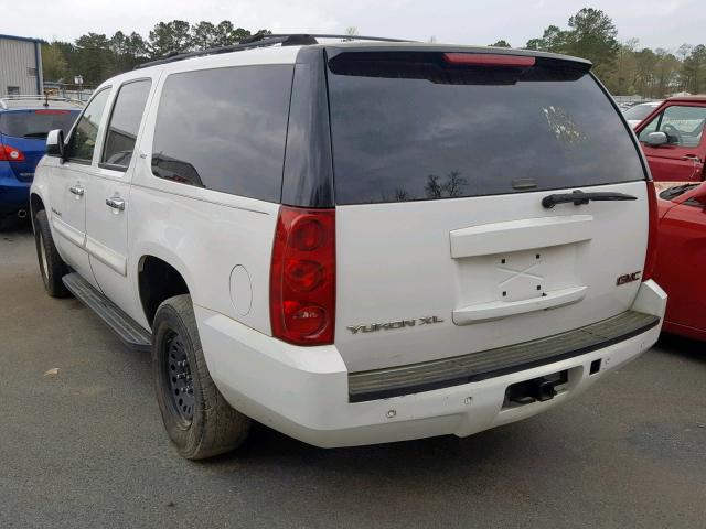 1GKFC16047R178258 - 2007 GMC YUKON XL C WHITE photo 3