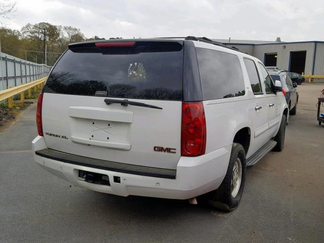 1GKFC16047R178258 - 2007 GMC YUKON XL C WHITE photo 4