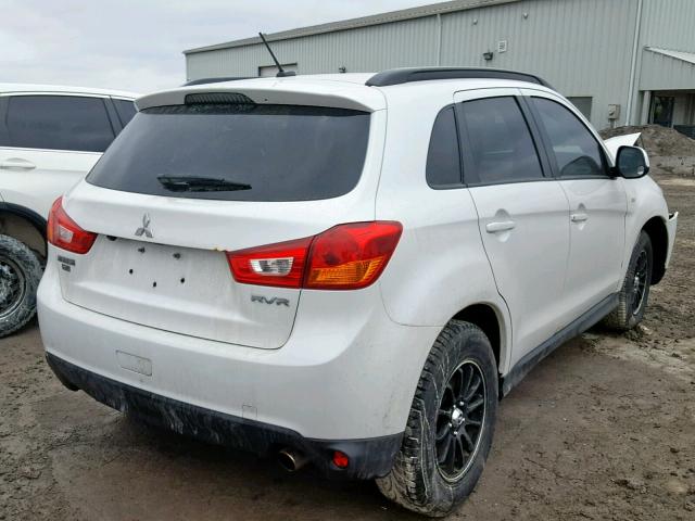 4A4AJ4AU7EE601273 - 2014 MITSUBISHI RVR GT WHITE photo 4