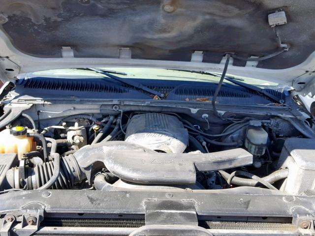 1GKEK13T81J240117 - 2001 GMC YUKON WHITE photo 7