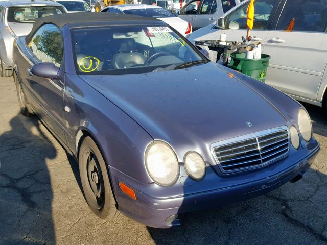 WDBLK65GXXT023955 - 1999 MERCEDES-BENZ CLK 320 BLUE photo 1