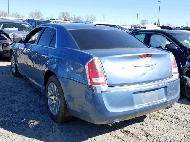 2C3CA5CG8BH546760 - 2011 CHRYSLER 300 LIMITE BLUE photo 3