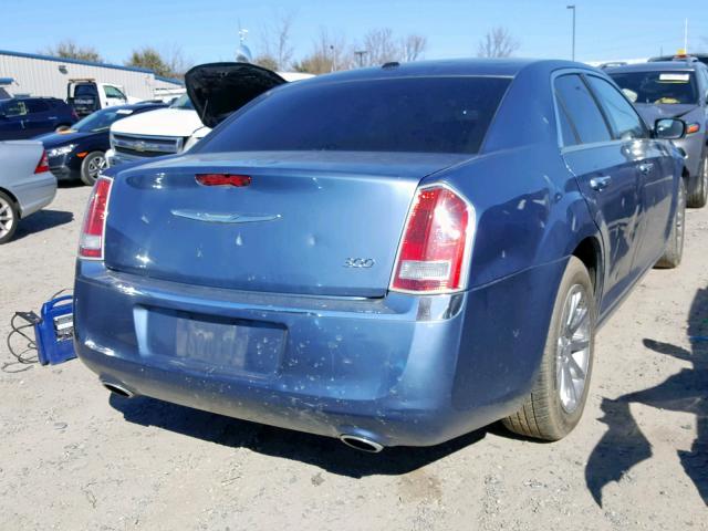 2C3CA5CG8BH546760 - 2011 CHRYSLER 300 LIMITE BLUE photo 4