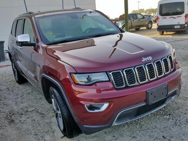 1C4RJFBG5HC749050 - 2017 JEEP GRAND CHER RED photo 1