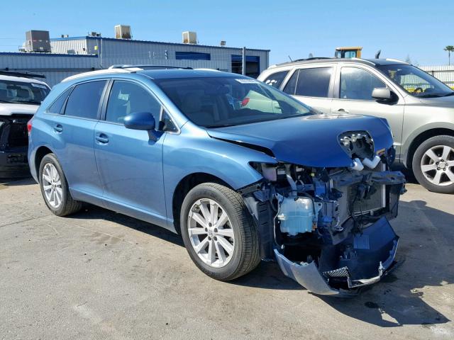 4T3ZA3BB4AU027395 - 2010 TOYOTA VENZA BLUE photo 1