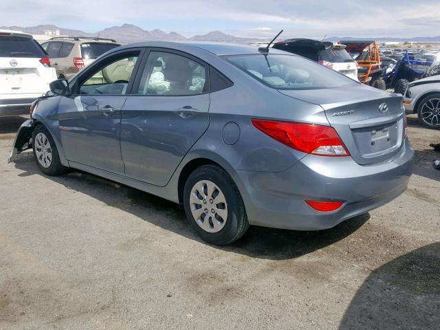 KMHCT4AEXHU378509 - 2017 HYUNDAI ACCENT SE WHITE photo 3