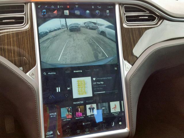 5YJSA1H14EFP32519 - 2014 TESLA MODEL S GRAY photo 9