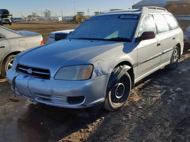 4S3BH635826310702 - 2002 SUBARU LEGACY L GRAY photo 2