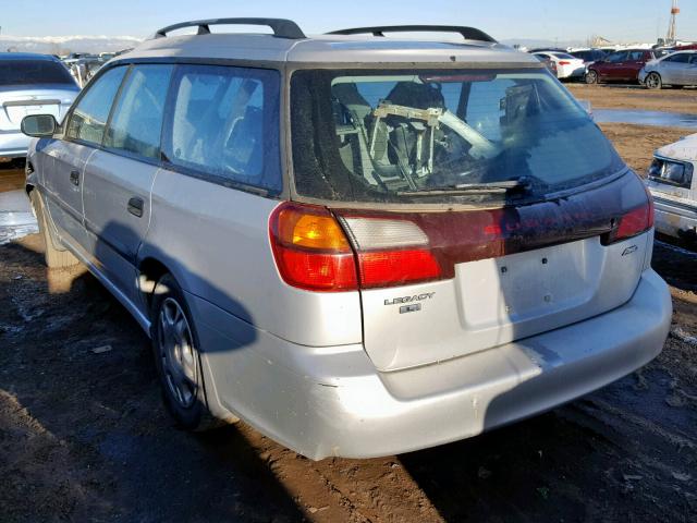 4S3BH635826310702 - 2002 SUBARU LEGACY L GRAY photo 3