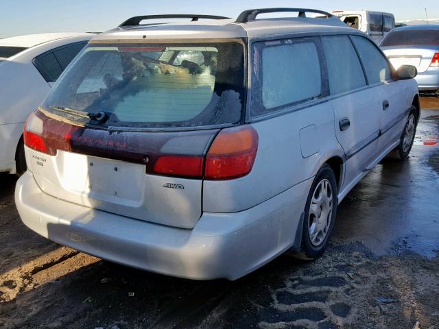 4S3BH635826310702 - 2002 SUBARU LEGACY L GRAY photo 4