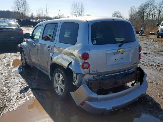 3GNDA23D87S602258 - 2007 CHEVROLET HHR LT SILVER photo 3