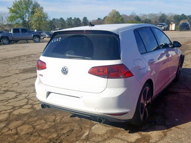 3VW547AU0GM026669 - 2016 VOLKSWAGEN GTI S/SE WHITE photo 4