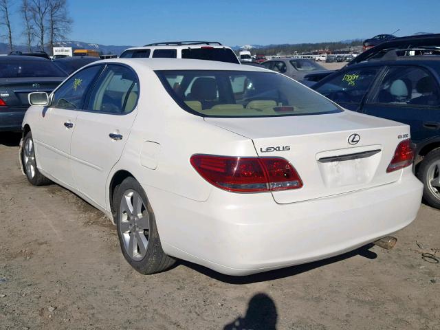 JTHBA30G965175653 - 2006 LEXUS ES 330 WHITE photo 3