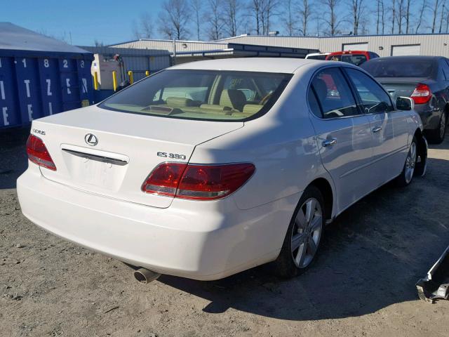 JTHBA30G965175653 - 2006 LEXUS ES 330 WHITE photo 4