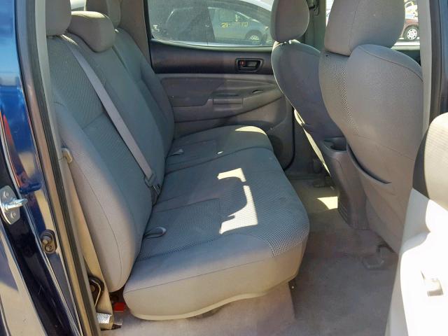 3TMJU62N08M065475 - 2008 TOYOTA TACOMA DOU BLUE photo 6