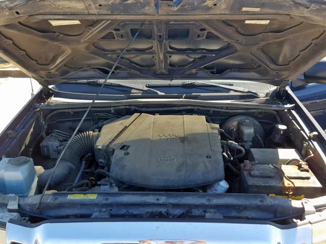 3TMJU62N08M065475 - 2008 TOYOTA TACOMA DOU BLUE photo 7