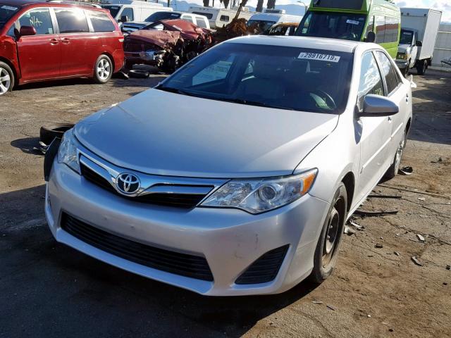 4T4BF1FK9ER422808 - 2014 TOYOTA CAMRY L SILVER photo 2