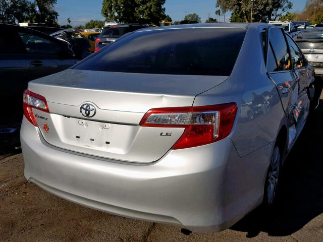 4T4BF1FK9ER422808 - 2014 TOYOTA CAMRY L SILVER photo 4