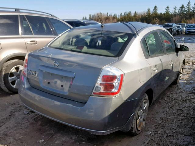 3N1AB61E58L624406 - 2008 NISSAN SENTRA 2.0 GRAY photo 4