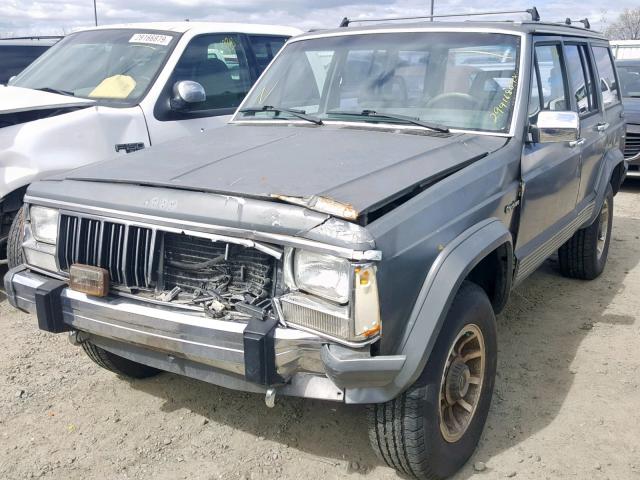 1JCMR7842JT140430 - 1988 JEEP CHEROKEE L GRAY photo 2