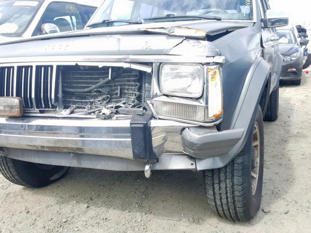 1JCMR7842JT140430 - 1988 JEEP CHEROKEE L GRAY photo 9