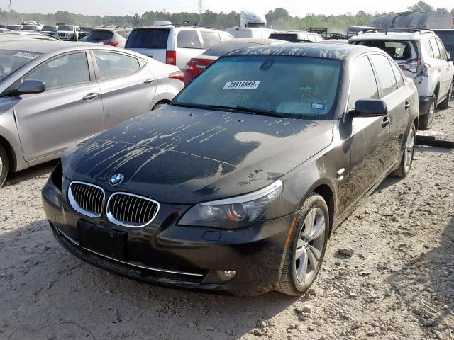 WBANV13549C156071 - 2009 BMW 528 XI BLACK photo 2