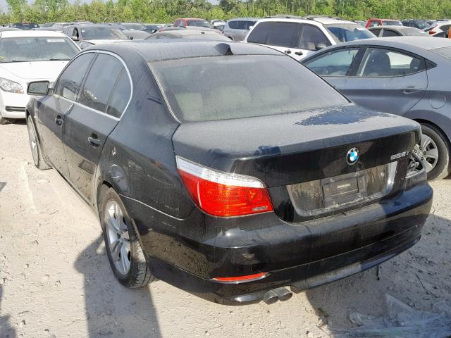 WBANV13549C156071 - 2009 BMW 528 XI BLACK photo 3