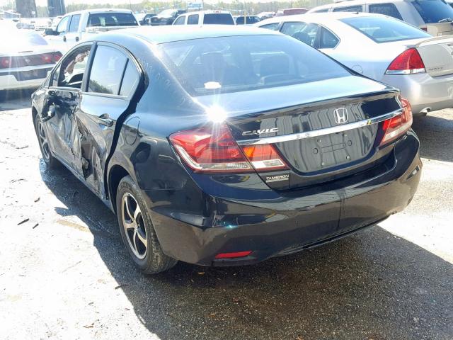 19XFB2F73FE071827 - 2015 HONDA CIVIC SE BLACK photo 3