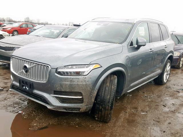 YV4BR0PL8J1389624 - 2018 VOLVO XC90 T8 GRAY photo 2