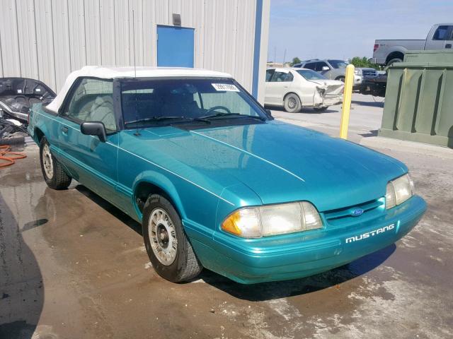 1FACP44M3PF138478 - 1993 FORD MUSTANG LX TEAL photo 1