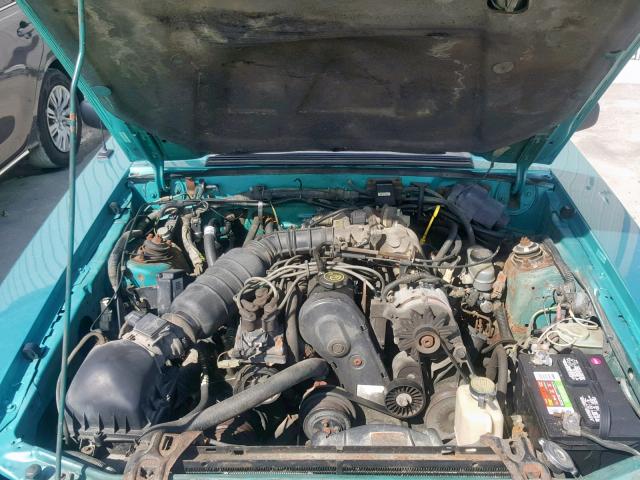 1FACP44M3PF138478 - 1993 FORD MUSTANG LX TEAL photo 7