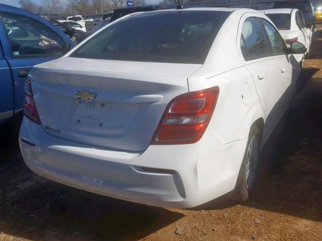 1G1JB5SH9H4175620 - 2017 CHEVROLET SONIC LS 白色 照片 4