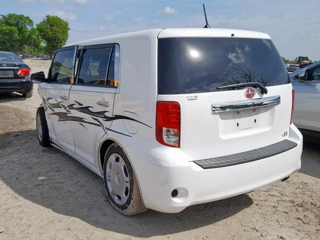 JTLZE4FEXB1129397 - 2011 TOYOTA SCION XB 白色 照片 3