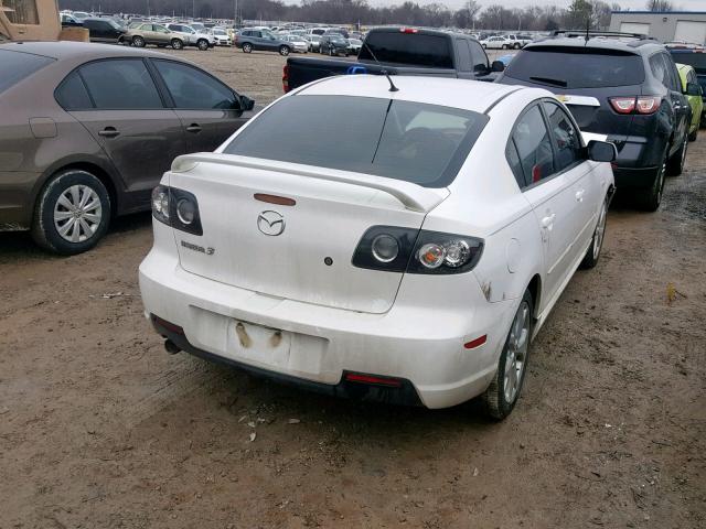 JM1BK323871670394 - 2007 MAZDA 3 S WHITE photo 4