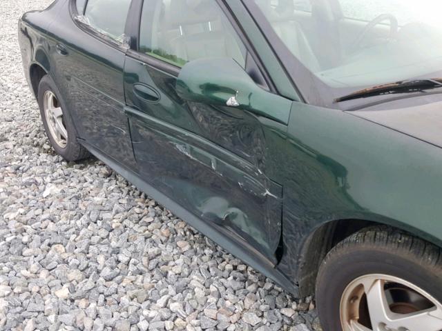 2G2WS522241290935 - 2004 PONTIAC GRAND PRIX GREEN photo 9