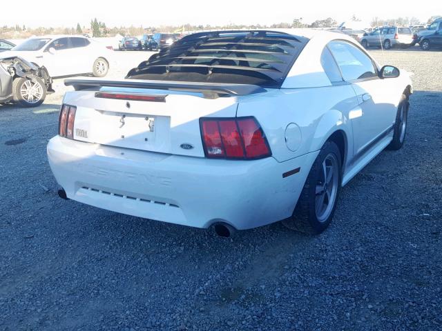 1FAFP42R33F437331 - 2003 FORD MUSTANG MA WHITE photo 4