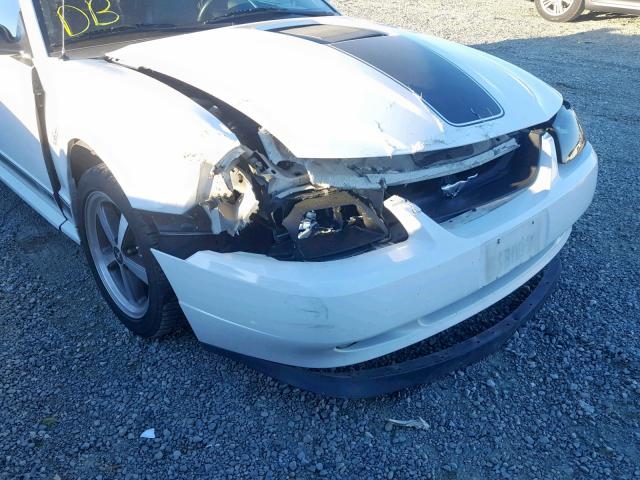 1FAFP42R33F437331 - 2003 FORD MUSTANG MA WHITE photo 9